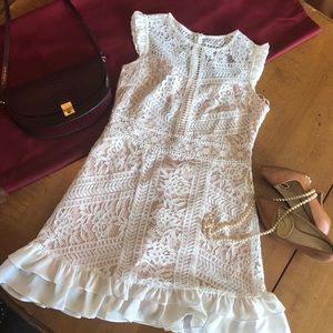 Elegant vintage lace dress